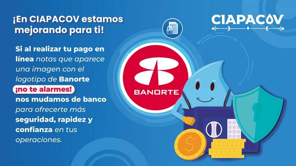 Información sobre pagos en Banorte CIAPACOV